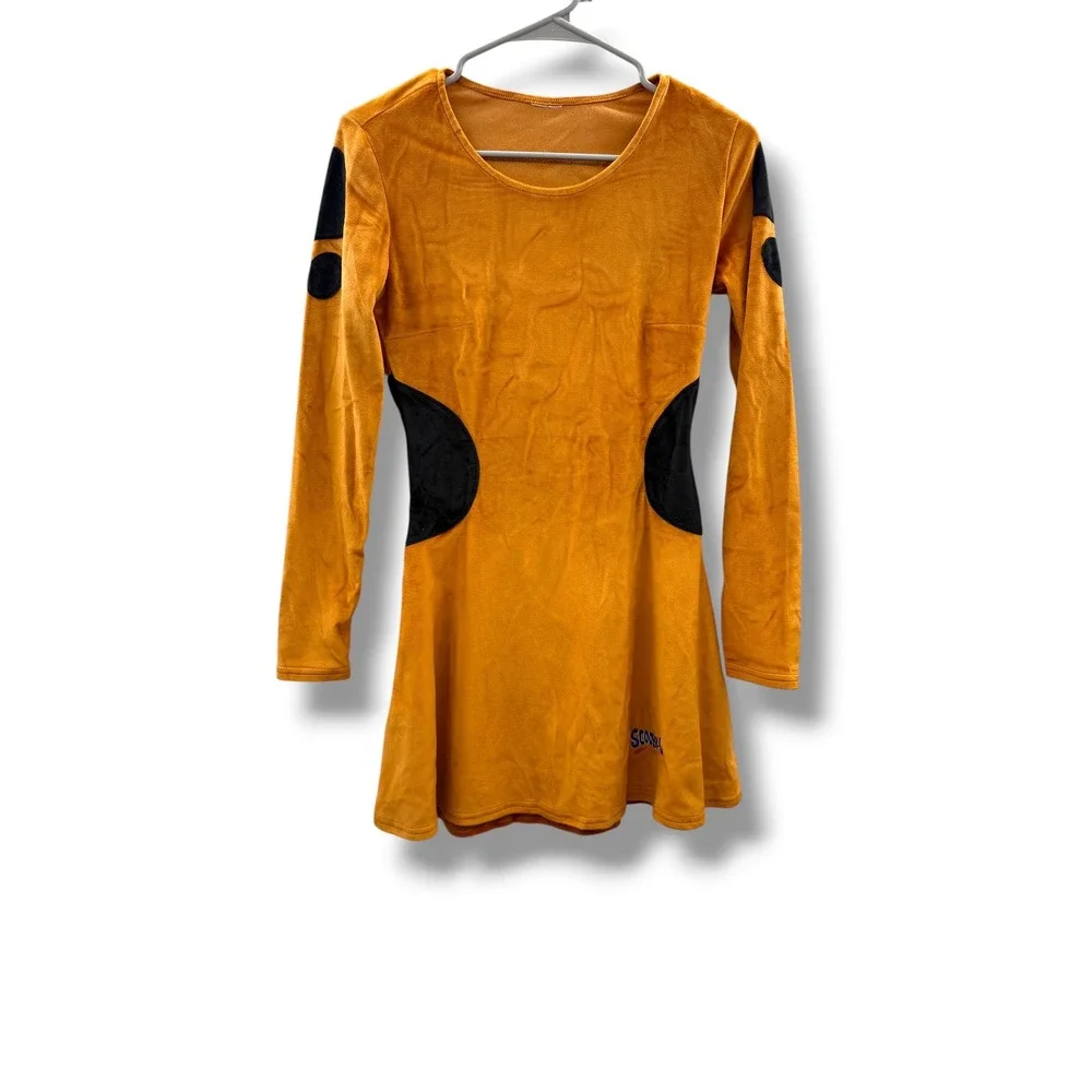 Spirit Halloween Scooby Doo Costume Adult Small 4-6 Brown Dress Headband Tail - Picture 4 of 9